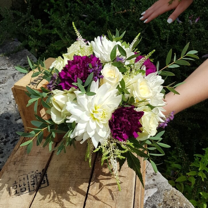 Bouquets ronds de mariée